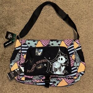 The Nightmare Before Christmas Jack & Sally Messenger Bag